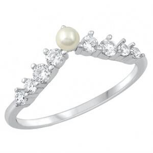 NEW STARLETTE women's natalie stackable ring in silver